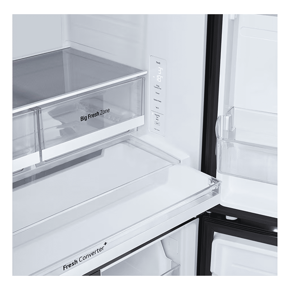 LG 610 Litres 3 Star Frost Free French Door Smart Wifi Enabled Refrigerator with Hygiene Fresh Plus (GV-B25FFGMB, Black Glass) LG 610 Litres 3 Star Frost Free French Door Smart Wifi Enabled Refrigerator with Hygiene Fresh Plus (GV-B25FFGMB, Black Glass)_8