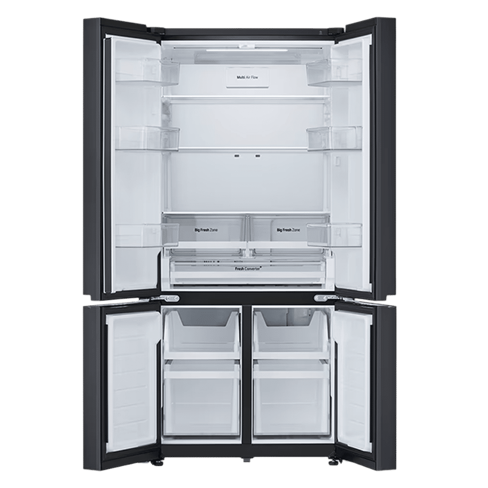 LG 610 Litres 3 Star Frost Free French Door Smart Wifi Enabled Refrigerator with Hygiene Fresh Plus (GV-B25FFGMB, Black Glass) LG 610 Litres 3 Star Frost Free French Door Smart Wifi Enabled Refrigerator with Hygiene Fresh Plus (GV-B25FFGMB, Black Glass)_5