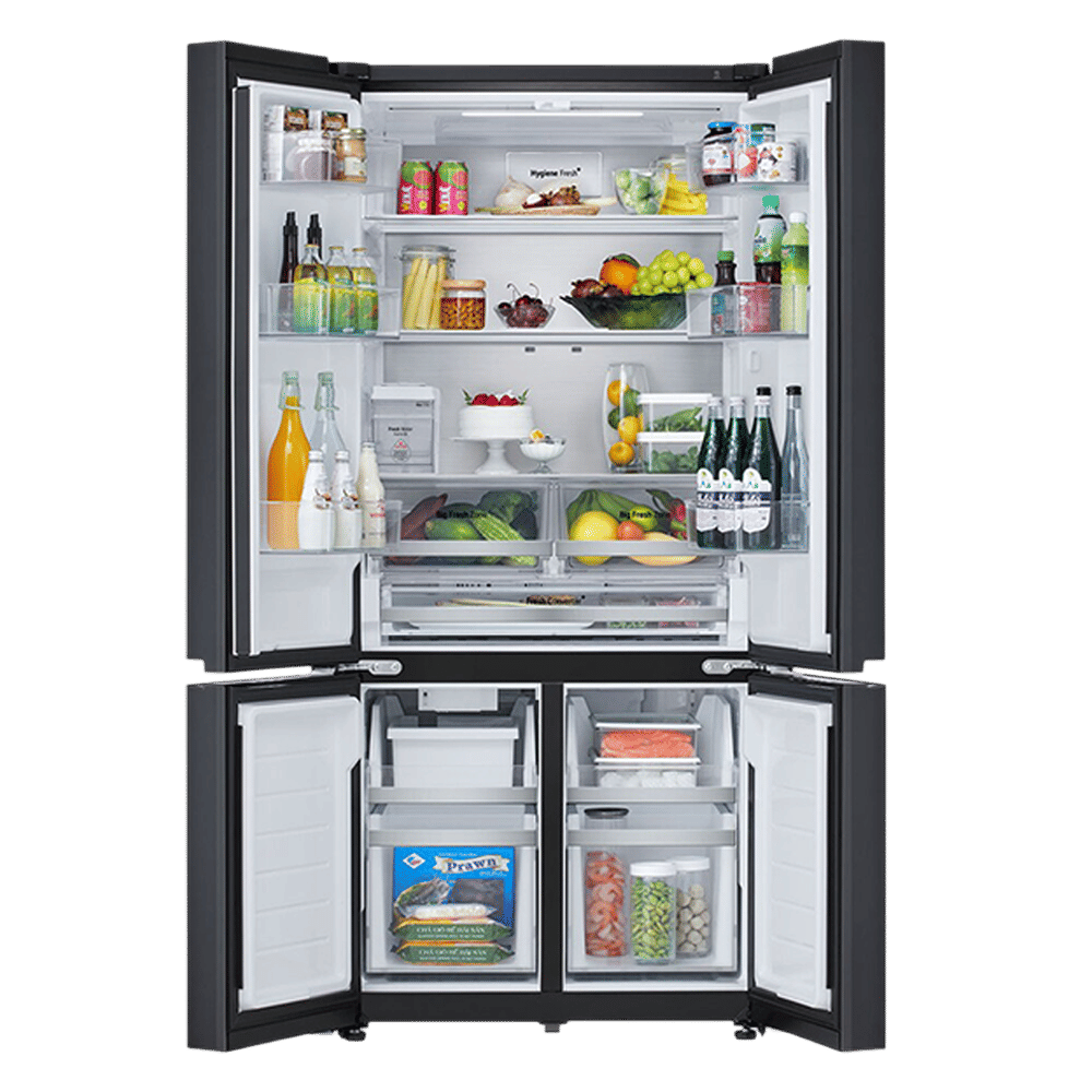 LG 605 Litres 2 Star Frost Free French Door Smart Wifi Enabled Refrigerator with Automatic Ice Maker (GV-F25FFGHB, Black Glass) LG 605 Litres 2 Star Frost Free French Door Smart Wifi Enabled Refrigerator with Automatic Ice Maker (GV-F25FFGHB, Black Glass)_5