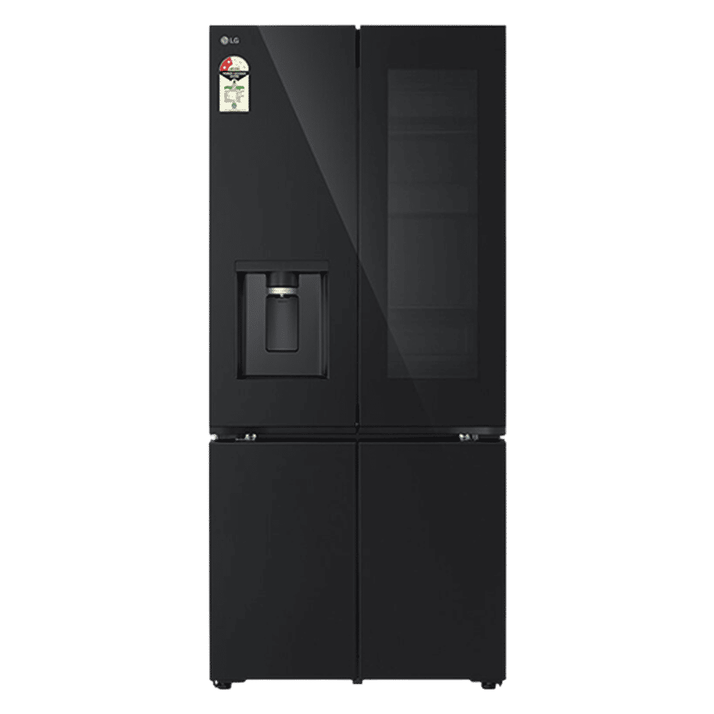 LG 610 Litres 2 Star Frost Free French Door Smart Wifi Enabled Refrigerator with InstaView (GV-K25FFGFB, Black Glass) LG 610 Litres 2 Star Frost Free French Door Smart Wifi Enabled Refrigerator with InstaView (GV-K25FFGFB, Black Glass)_1