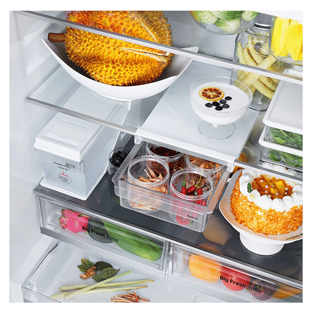 LG 610 Litres 2 Star Frost Free French Door Smart Wifi Enabled Refrigerator with InstaView (GV-K25FFGFB, Black Glass) LG 610 Litres 2 Star Frost Free French Door Smart Wifi Enabled Refrigerator with InstaView (GV-K25FFGFB, Black Glass)_13