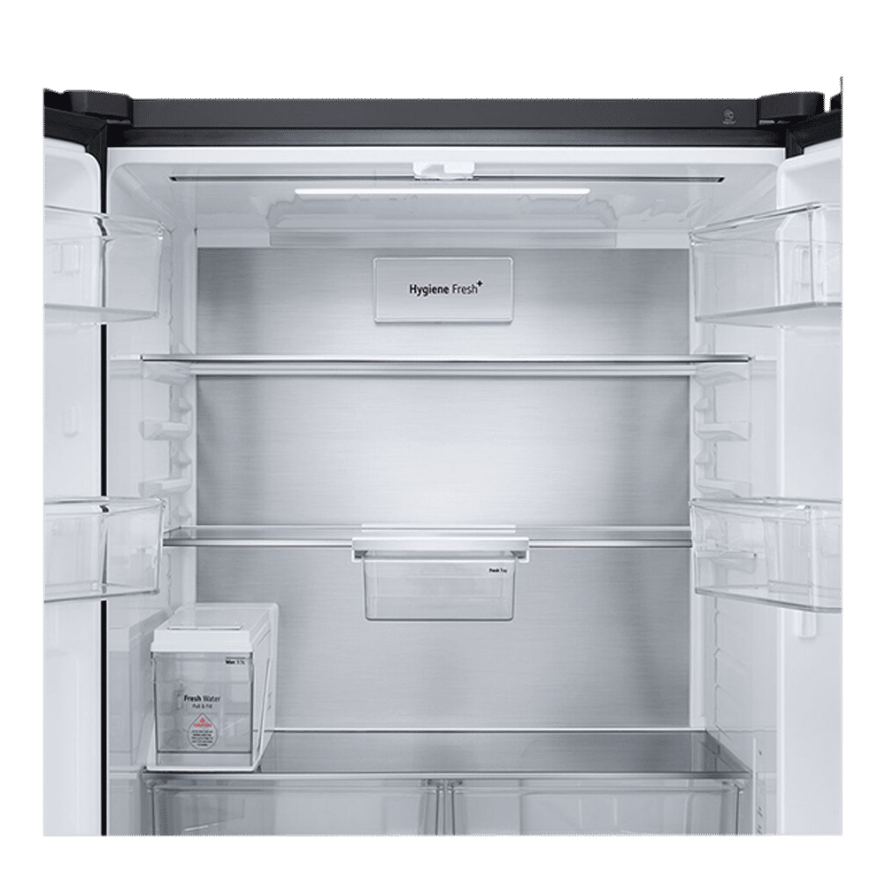 LG 610 Litres 2 Star Frost Free French Door Smart Wifi Enabled Refrigerator with InstaView (GV-K25FFGFB, Black Glass) LG 610 Litres 2 Star Frost Free French Door Smart Wifi Enabled Refrigerator with InstaView (GV-K25FFGFB, Black Glass)_8