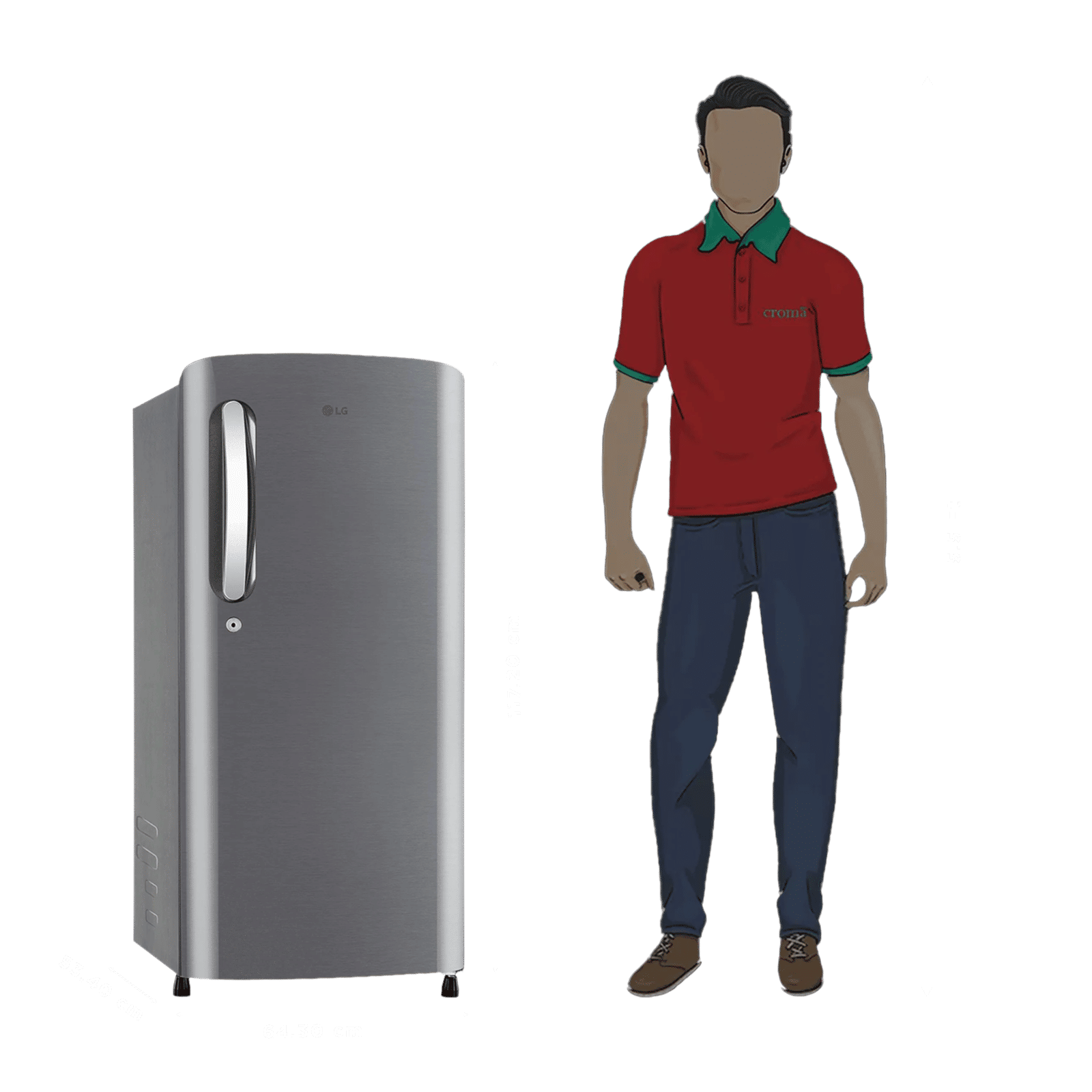 LG 185 Litres 3 Star Direct Cool Single Door Refrigerator with Smart Inverter Compressor (GLD1936YAPZ, Shiny Steel) (2026 Model) LG 185 Litres 3 Star Direct Cool Single Door Refrigerator with Smart Inverter Compressor (GLD1936YAPZ, Shiny Steel) (2026 Model)_2