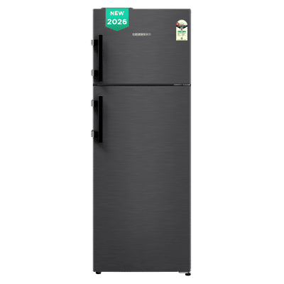LIEBHERR Cluster 1 269 Litres 1 Star Frost Free Double Door Refrigerator with Central Power Cooling Technology (TCLbsA 2711, Black Steel) (2026 Model)