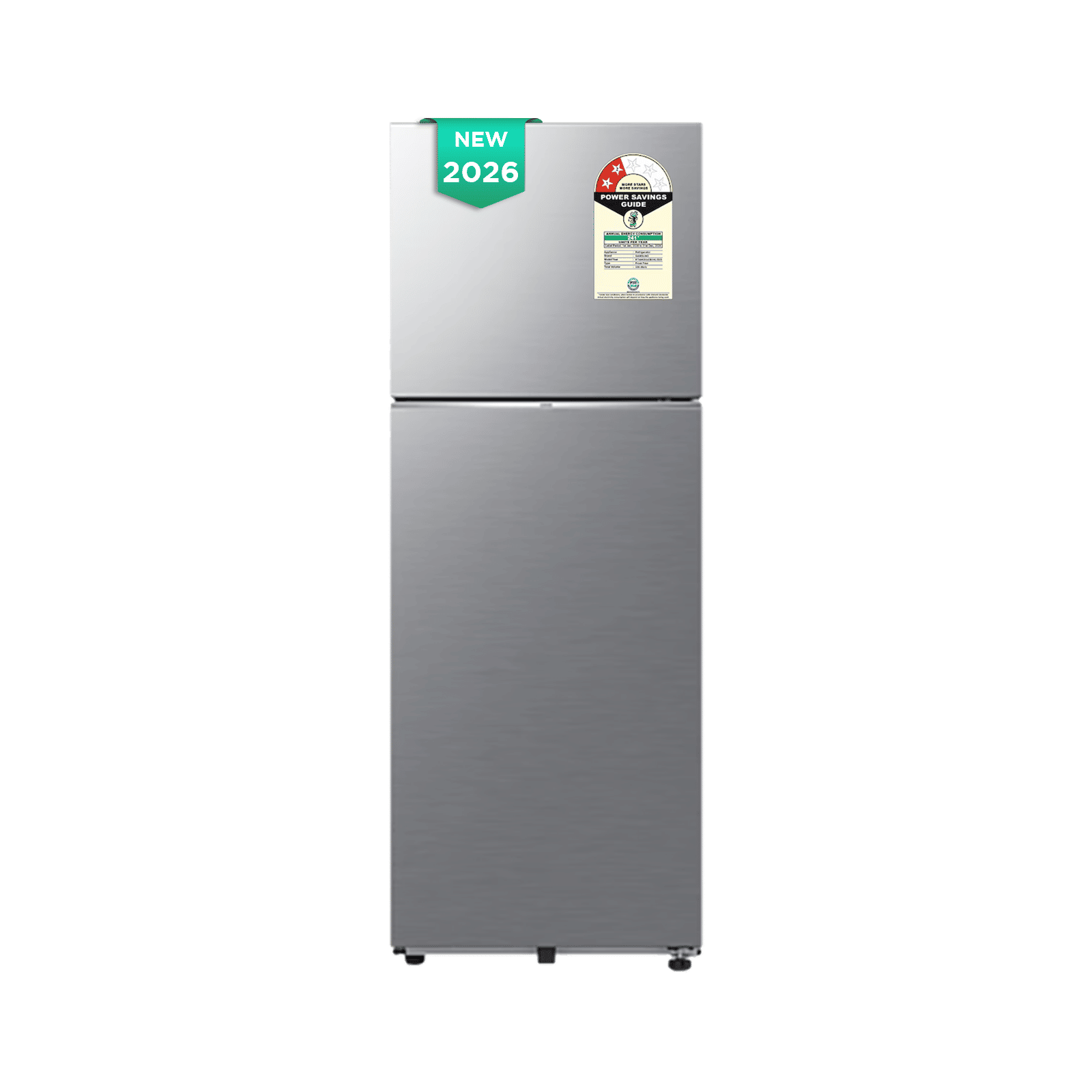 Samsung RT34 330 Litres 2 Star Frost Free Double Door Smart Wifi Enabled Convertible Refrigerator with Twin Cooling Plus Technology (RT34HG5A42S8HL, Elegant Inox) (2026 Model)_1