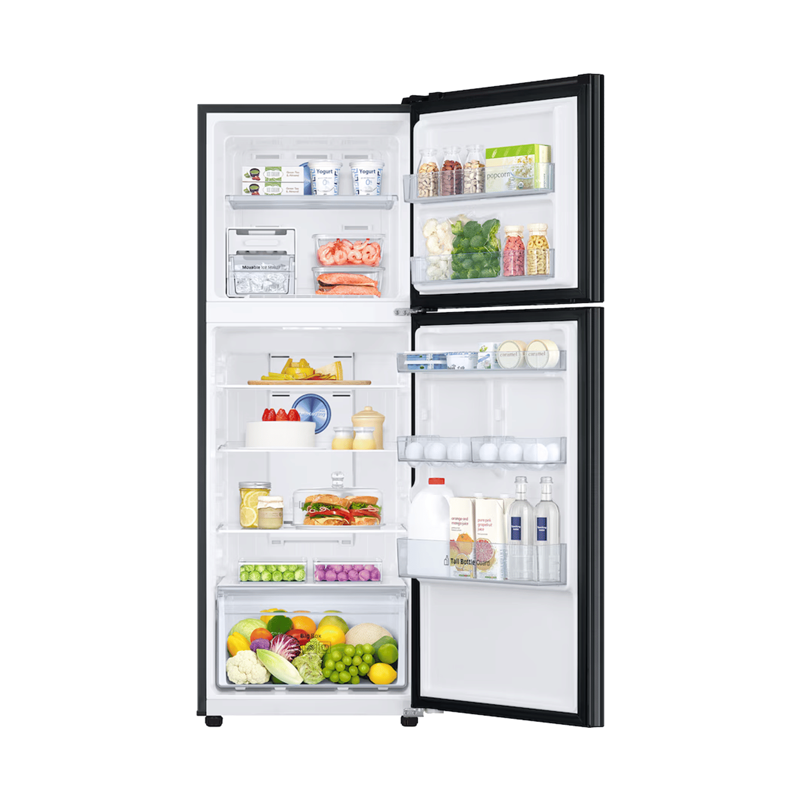 Samsung RT31 301 Litres 2 Star Frost Free Double Door Convertible Refrigerator with Twin Cooling Plus Technology (RT31H4522BX/HL, Luxe Black) (2026 Model)_6