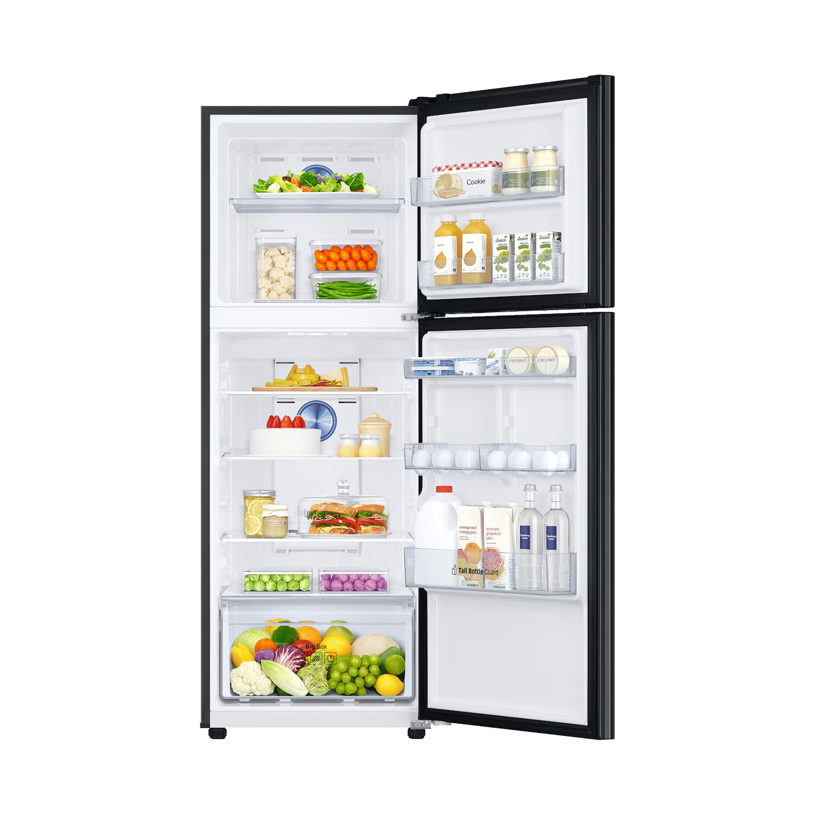 Samsung RT31 301 Litres 2 Star Frost Free Double Door Convertible Refrigerator with Twin Cooling Plus Technology (RT31H4522BX/HL, Luxe Black) (2026 Model)_7