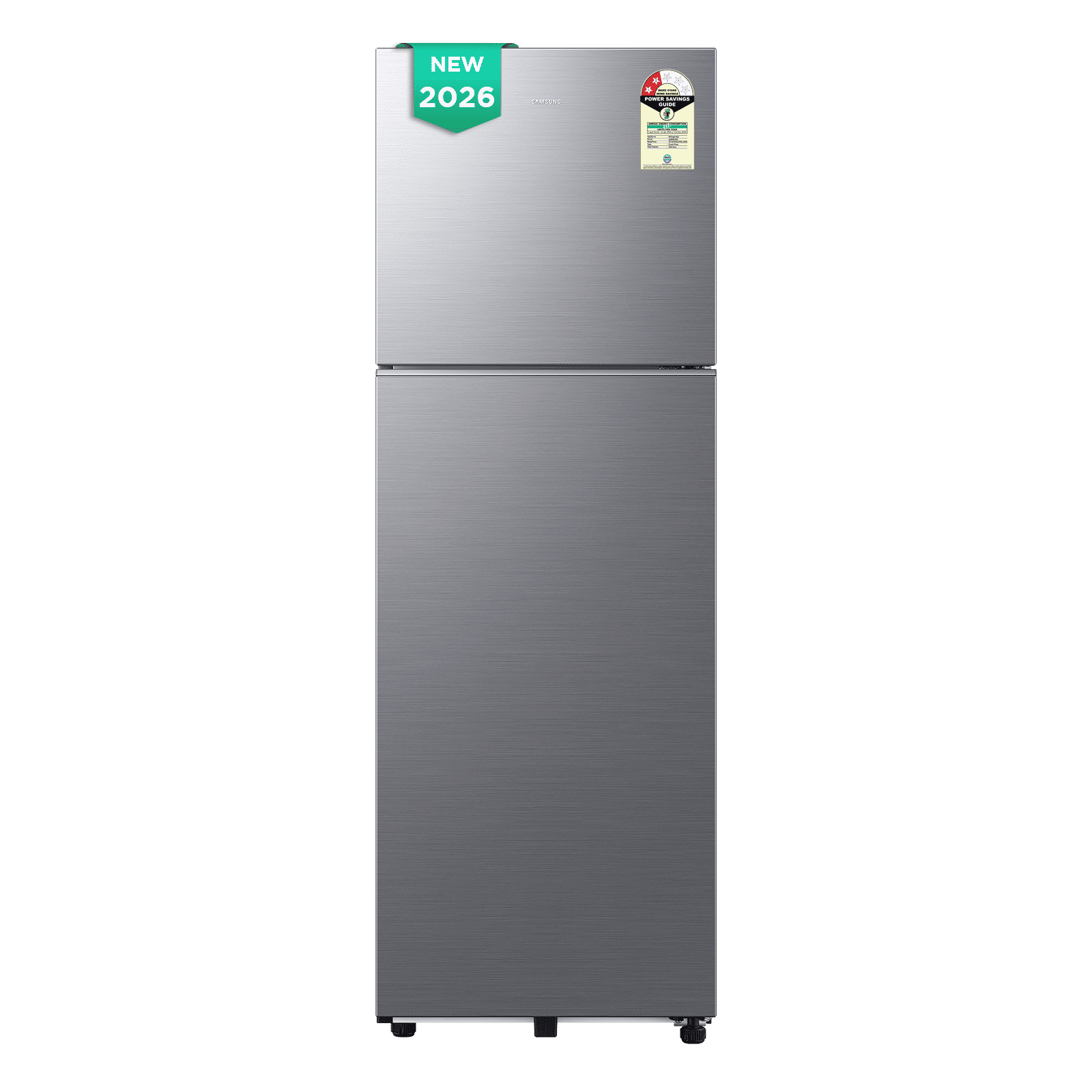 Samsung H30 256 Litres 2 Star Frost Free Double Door Convertible Refrigertaor with All Around Cooling (RT40H30U2PNL, Elegant Inox) (2026 Model) Samsung H30 256 Litres 2 Star Frost Free Double Door Convertible Refrigertaor with All Around Cooling (RT40H30U2PNL, Elegant Inox) (2026 Model)_1