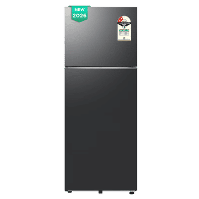 Samsung RT80 467 Litres 2 Star Frost Free Double Door Smart Wifi Enabled Convertible Refrigerator with Twin Cooling Plus Technology (RT80H51C2FHL, Black Doi) (2026 Model)