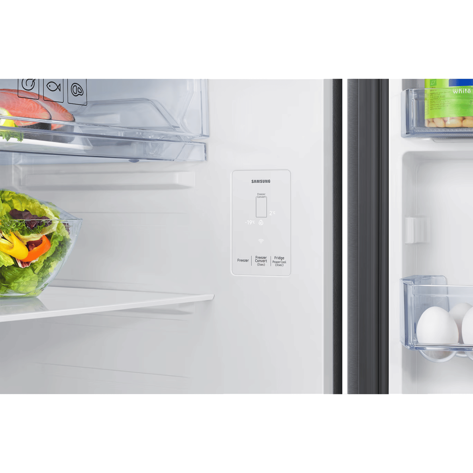 Samsung RT45 419 Litres 2 Star Frost Free Double Door Smart Wifi Enabled Convertible Refrigerator With SmartThings AI Energy Mode (RT45HG6A22SLHL, EZ Clean Steel) (2026 Model) Samsung RT45 419 Litres 2 Star Frost Free Double Door Smart Wifi Enabled Convertible Refrigerator With SmartThings AI Energy Mode (RT45HG6A22SLHL, EZ Clean Steel) (2026 Model)_7