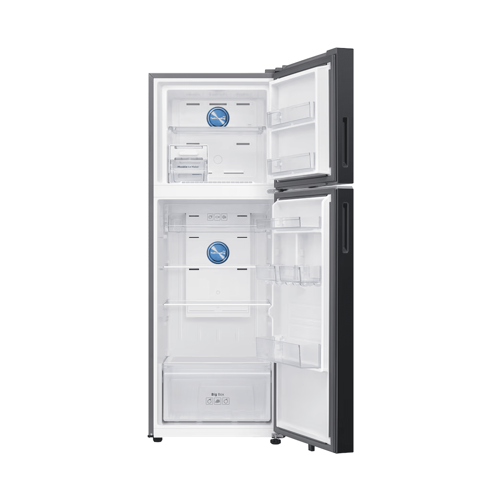 Samsung RT34 330 Litres 2 Star Frost Free Double Door Smart Wifi Enabled Convertible Refrigerator with Twin Cooling Plus Technology (RT34HG5A42BXHL, Luxe Black) (2026 Model) Samsung RT34 330 Litres 2 Star Frost Free Double Door Smart Wifi Enabled Convertible Refrigerator with Twin Cooling Plus Technology (RT34HG5A42BXHL, Luxe Black) (2026 Model)_5