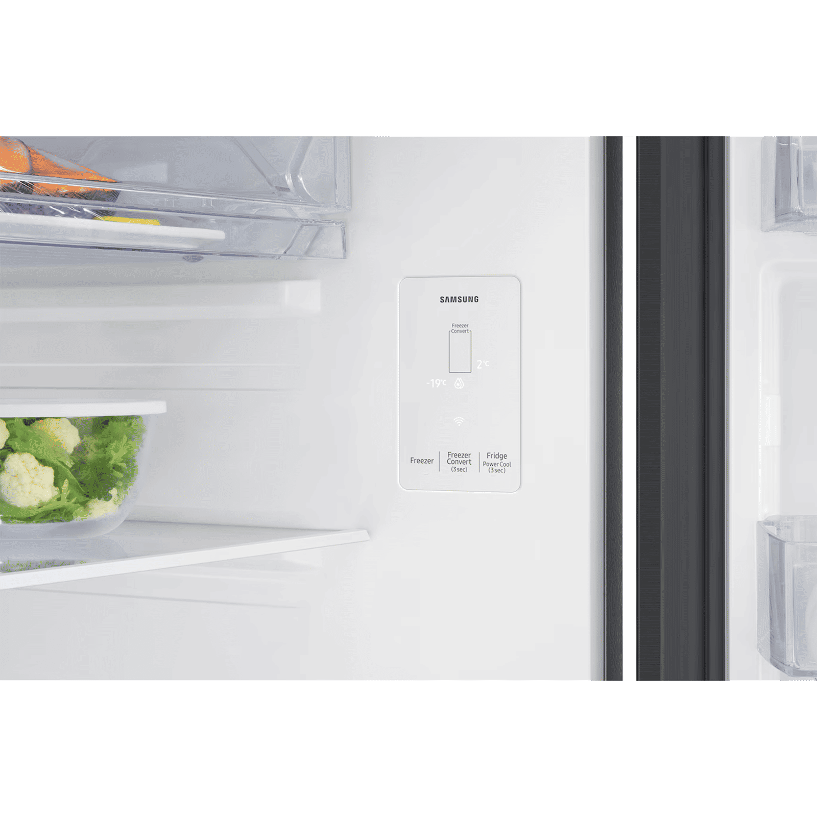 Samsung RT34 330 Litres 2 Star Frost Free Double Door Smart Wifi Enabled Convertible Refrigerator with Twin Cooling Plus Technology (RT34HG5A42BXHL, Luxe Black) (2026 Model) Samsung RT34 330 Litres 2 Star Frost Free Double Door Smart Wifi Enabled Convertible Refrigerator with Twin Cooling Plus Technology (RT34HG5A42BXHL, Luxe Black) (2026 Model)_7