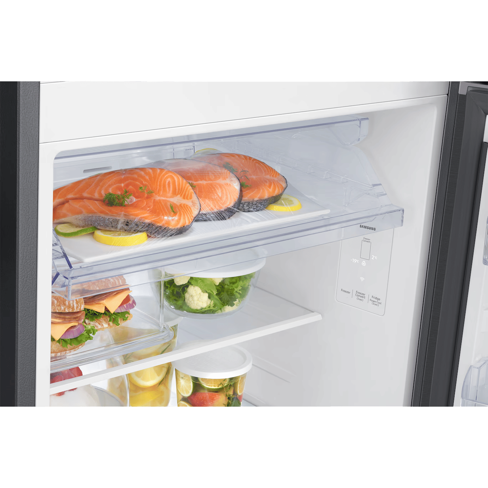 Samsung RT34 330 Litres 2 Star Frost Free Double Door Smart Wifi Enabled Convertible Refrigerator with Twin Cooling Plus Technology (RT34HG5A42BXHL, Luxe Black) (2026 Model) Samsung RT34 330 Litres 2 Star Frost Free Double Door Smart Wifi Enabled Convertible Refrigerator with Twin Cooling Plus Technology (RT34HG5A42BXHL, Luxe Black) (2026 Model)_8