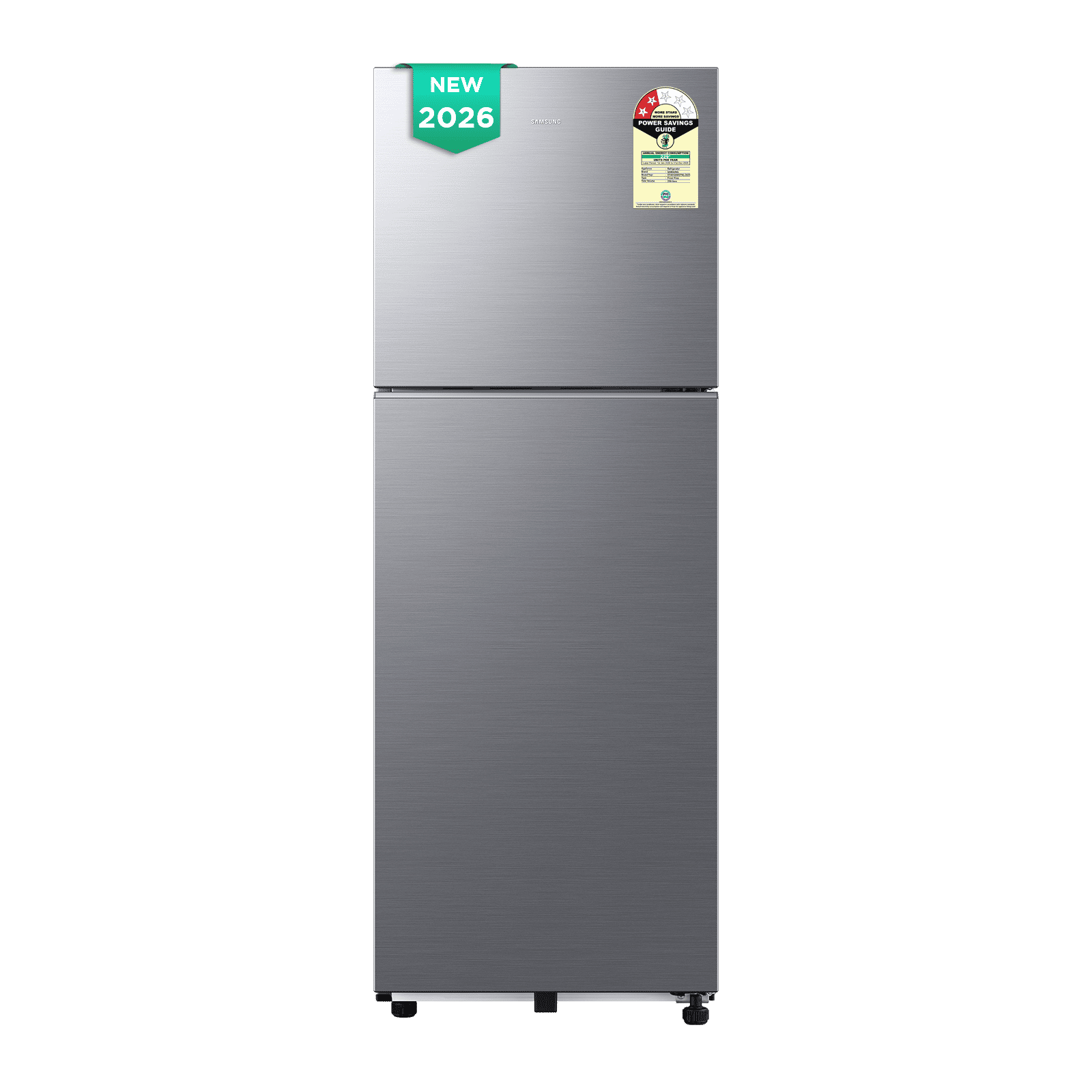 Samsung H28 236 Litres 2 Star Frost Free Double Door Refrigerator with All Around Cooling (RT40H28W2PNL, Elegant Inox) (2026 Model) Samsung H28 236 Litres 2 Star Frost Free Double Door Refrigerator with All Around Cooling (RT40H28W2PNL, Elegant Inox) (2026 Model)_1