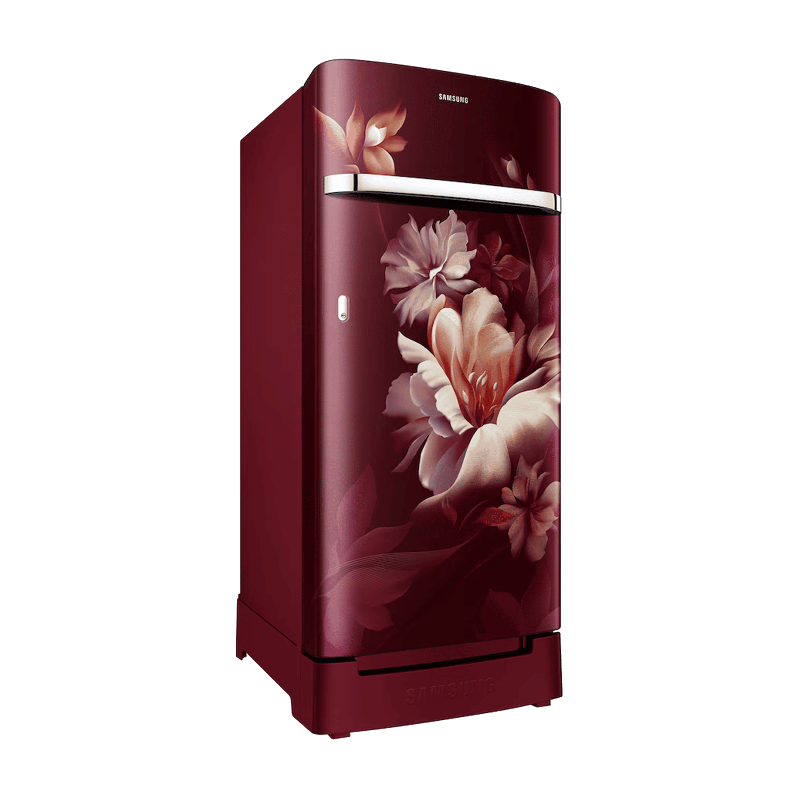 Samsung RR21 189 Litres 4 Star Direct Cool Single Door Refrigerator with Anti Bacterial Gasket (RR21H2H24RZ/HL, Midnight Blossom Red) (2026 Model)_3