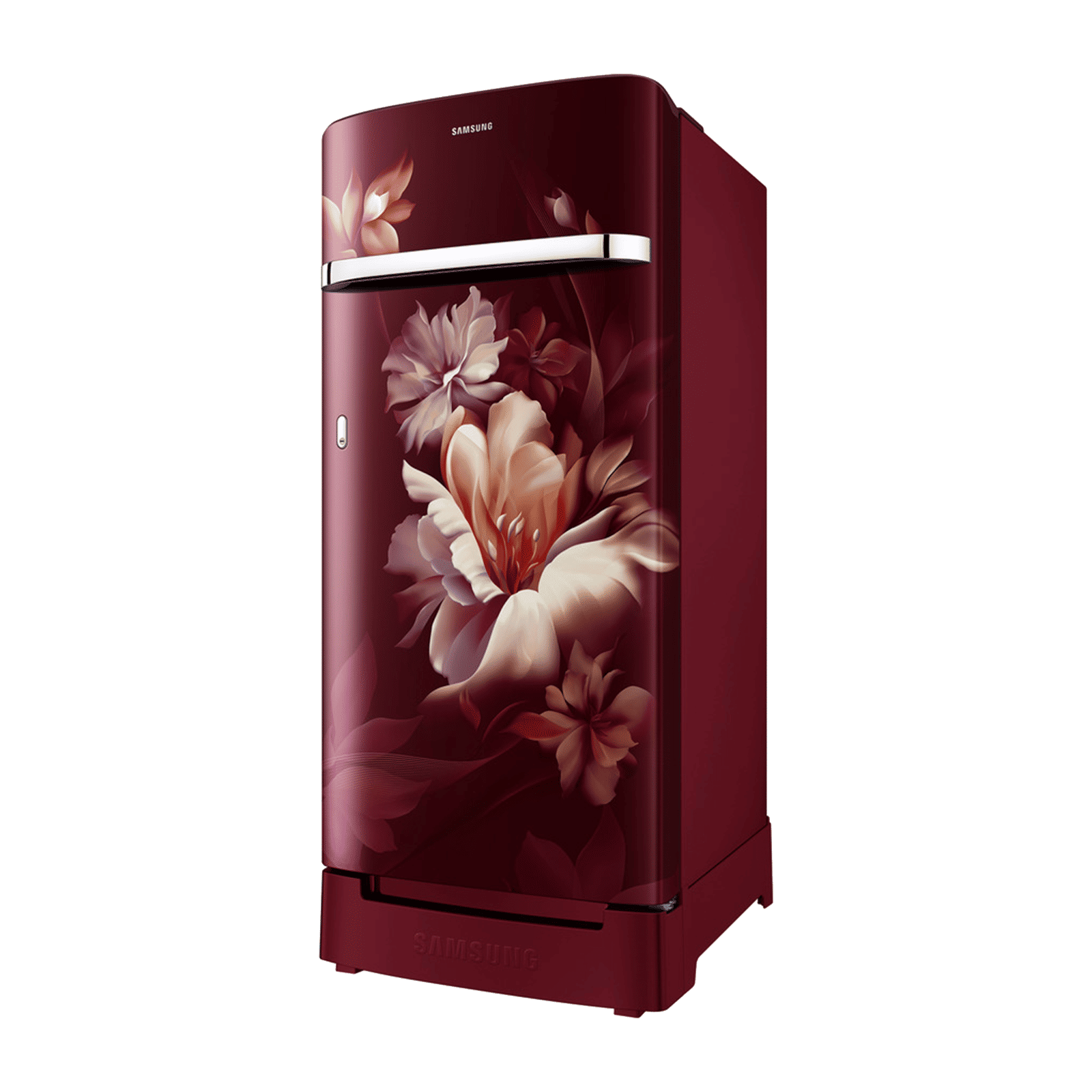 Samsung RR21 189 Litres 4 Star Direct Cool Single Door Refrigerator with Anti Bacterial Gasket (RR21H2H24RZ/HL, Midnight Blossom Red) (2026 Model)_4