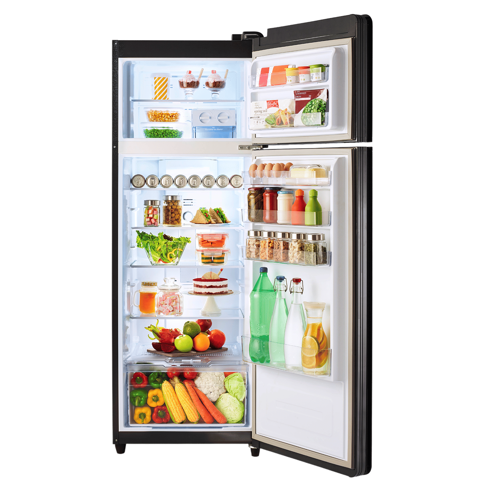 Godrej Eon Crystal 272 Litres 2 Star Frost Free Double Door Bottom Mount Refrigerator with Inverter Technology (RT EONCRYSTAL 310BN RI OB, Black) (2026 Model) (2026 Model) Godrej Eon Crystal 272 Litres 2 Star Frost Free Double Door Bottom Mount Refrigerator with Inverter Technology (RT EONCRYSTAL 310BN RI OB, Black) (2026 Model) (2026 Model)_5