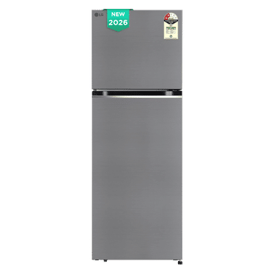 LG 322 Litres 2 Star Frost Free Double Door Convertible Refrigerator with Multi Air Flow (GLT3226SNPZ, Shiny Steel) (2026 Model)