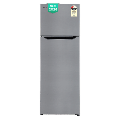 LG 288 Litres 2 Star Frost Free Double Door Convertible Refrigerator with Smart Diagnosis (GLT2926PDPZ, Shiny Steel) (2026 Model)