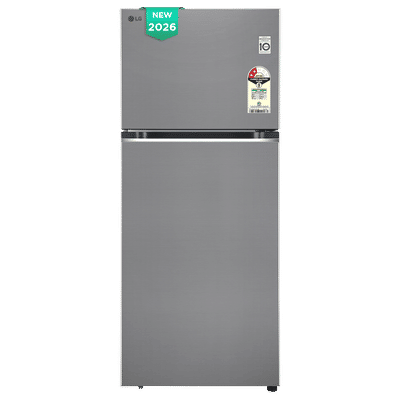LG 380 Litres 2 Star Frost Free Double Door Smart Wifi Enabled Convertible Refrigerator with Multi Air Flow (GLT3826SNPZ, Shiny Steel) (2026 Model)