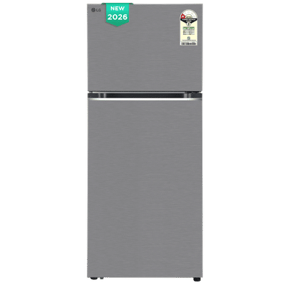 LG 380 Litres 1 Star Frost Free Double Door Refrigerator with Multi Air Flow (GLT3816NFDS, Dazzle Steel) (2026 Model)
