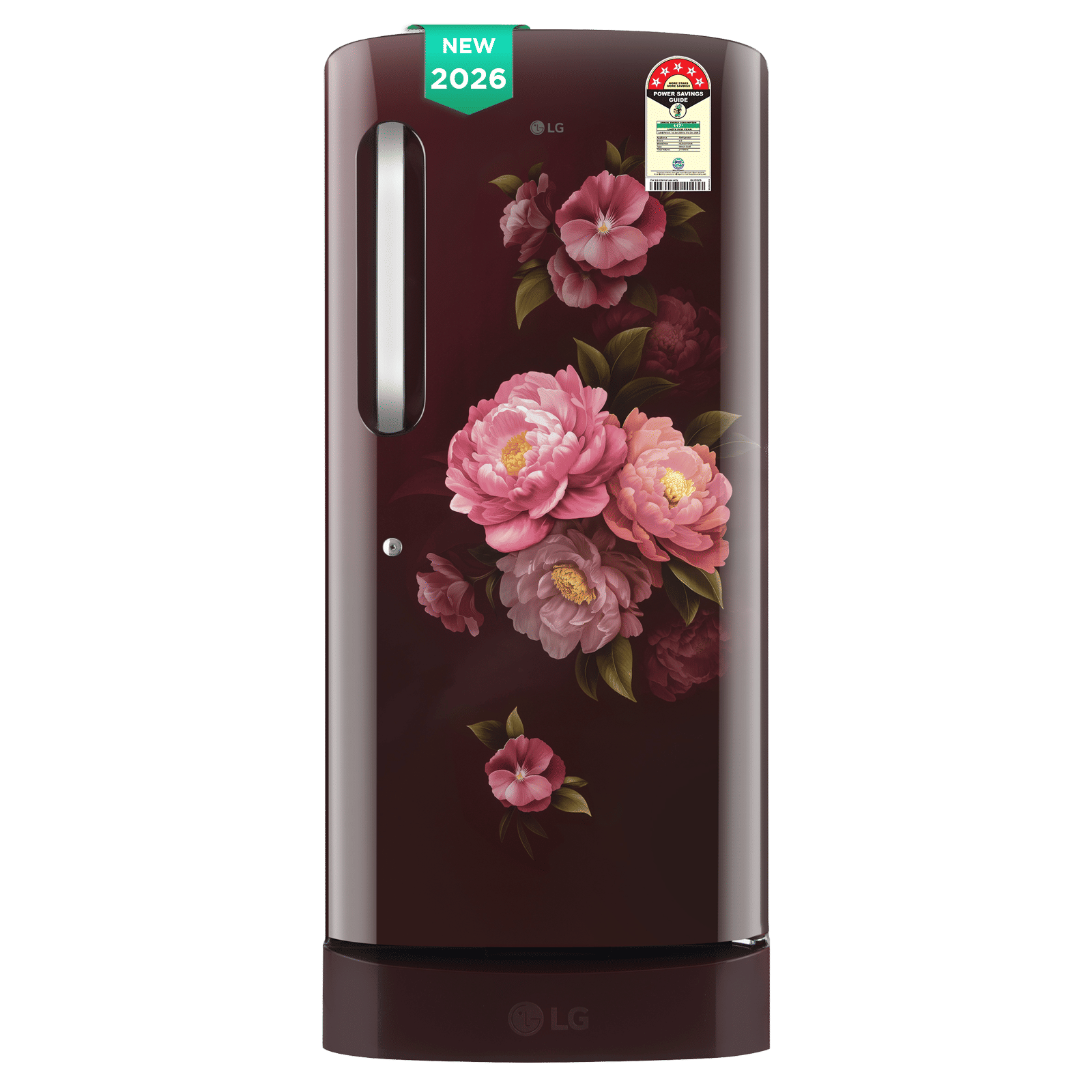 LG 210 Litres 5 Star Direct Cool Single Door Refrigerator with Anti Bacterial Gasket (GLD2256ZAWS, Wine Spring) (2026 Model)_1