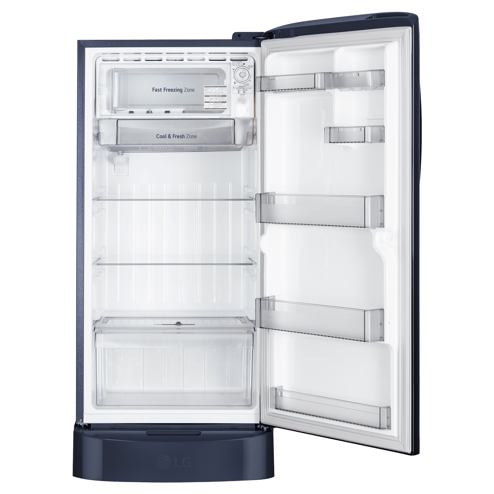 LG 210 Litres 5 Star Direct Cool Single Door Refrigerator with Anti Bacterial Gasket (GLD2256ZARS, Royal Spring) (2026 Model)_6