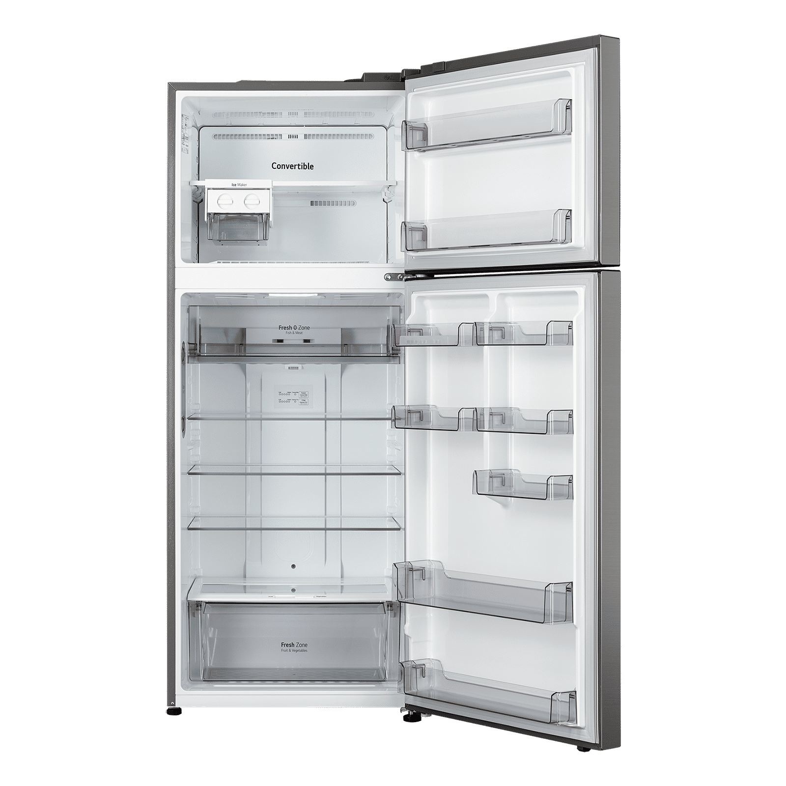 LG 446 Litres 1 Star Frost Free Double Door Convertible Refrigerator with Multi Air Flow (GLT4416CCPZ, Shiny Steel) (2026 Model) (2026 Model)_11
