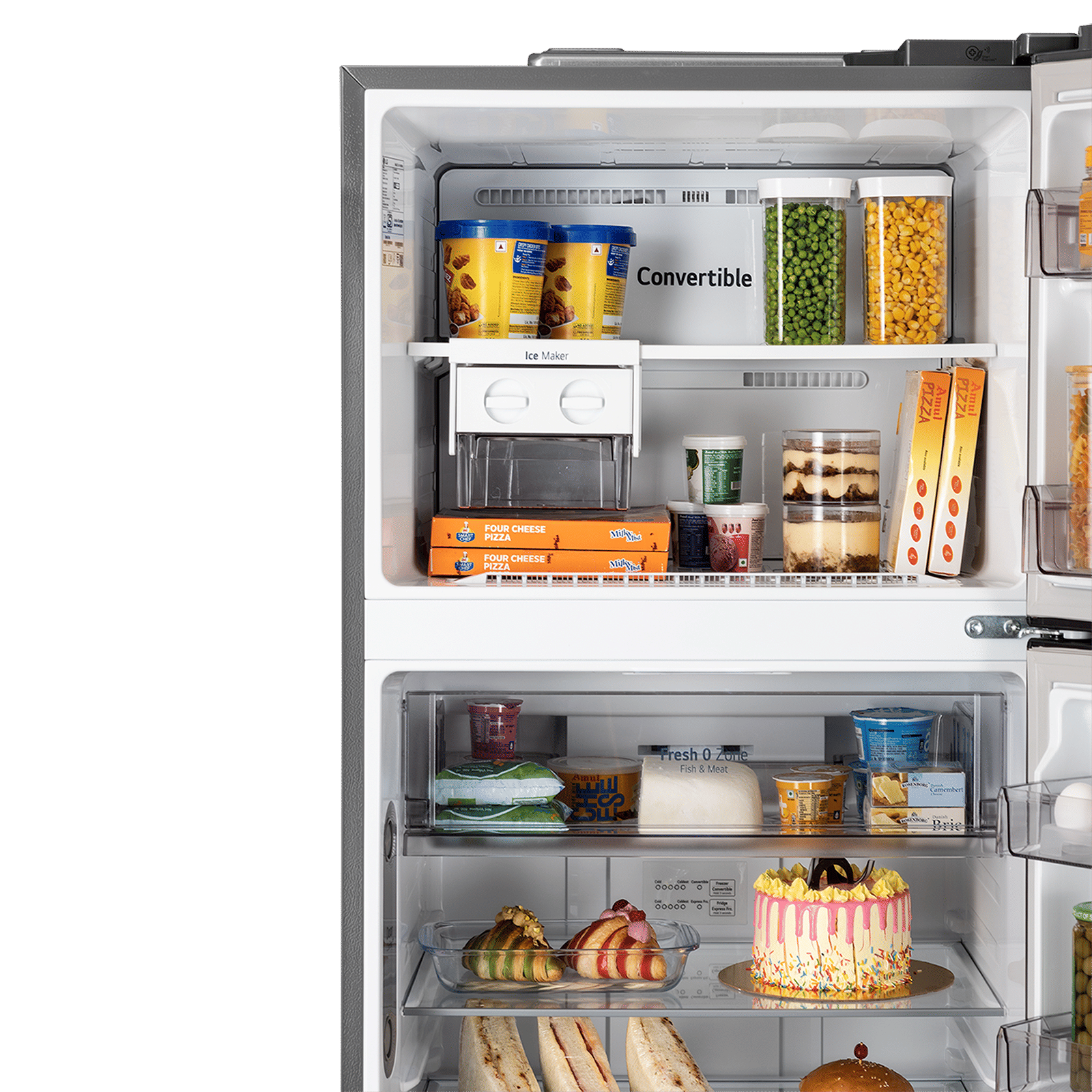 LG 446 Litres 1 Star Frost Free Double Door Convertible Refrigerator with Multi Air Flow (GLT4416CCPZ, Shiny Steel) (2026 Model) (2026 Model)_13