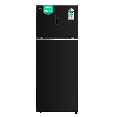 LG 466 Litres 2 Star Frost Free Double Door Smart Wifi Enabled Convertible Refrigerator with Hygiene Fresh+ (GLT4626TMES, Ebony Sheen)