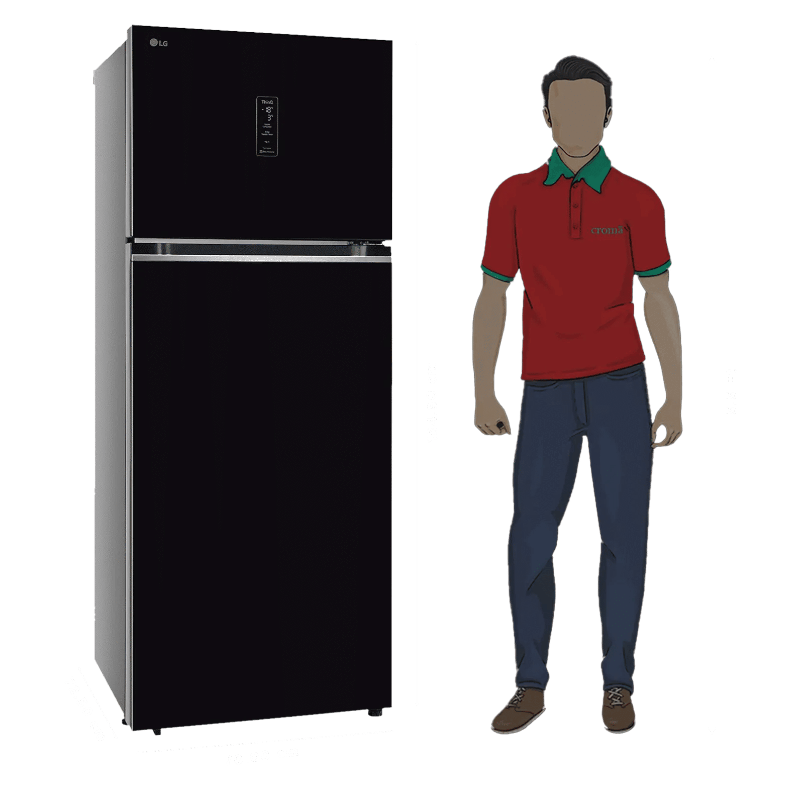 LG 466 Litres 2 Star Frost Free Double Door Smart Wifi Enabled Convertible Refrigerator with Hygiene Fresh+ (GLT4626TMES, Ebony Sheen) LG 466 Litres 2 Star Frost Free Double Door Smart Wifi Enabled Convertible Refrigerator with Hygiene Fresh+ (GLT4626TMES, Ebony Sheen)_2