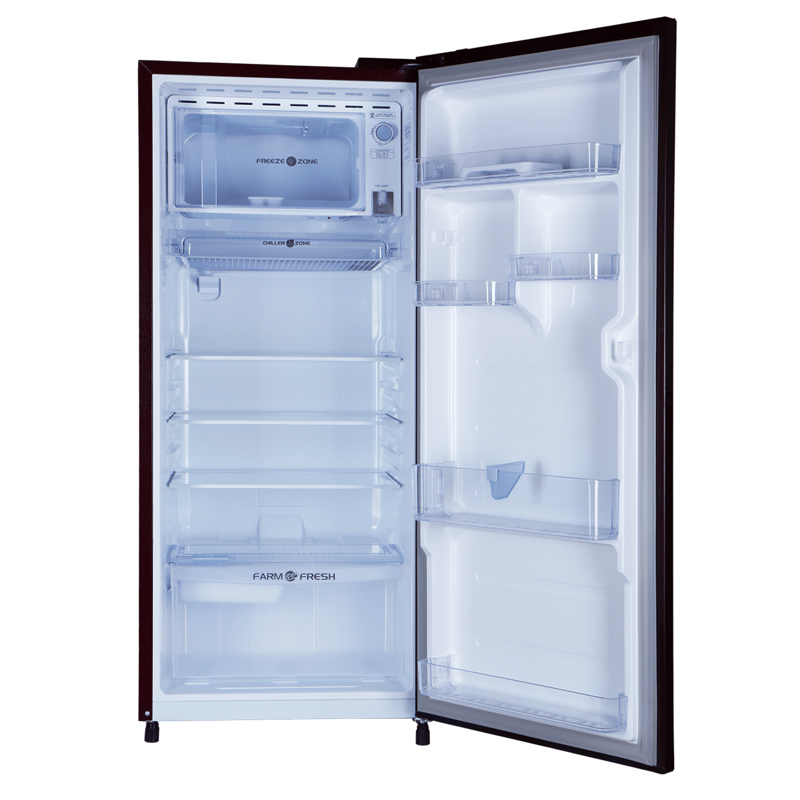 Croma 215 Litres 2 Star Direct Cool Single Door Refrigerator with Antibacterial Gasket (Floral Design, Sunlit Wine) Croma 215 Litres 2 Star Direct Cool Single Door Refrigerator with Antibacterial Gasket (Floral Design, Sunlit Wine)_6