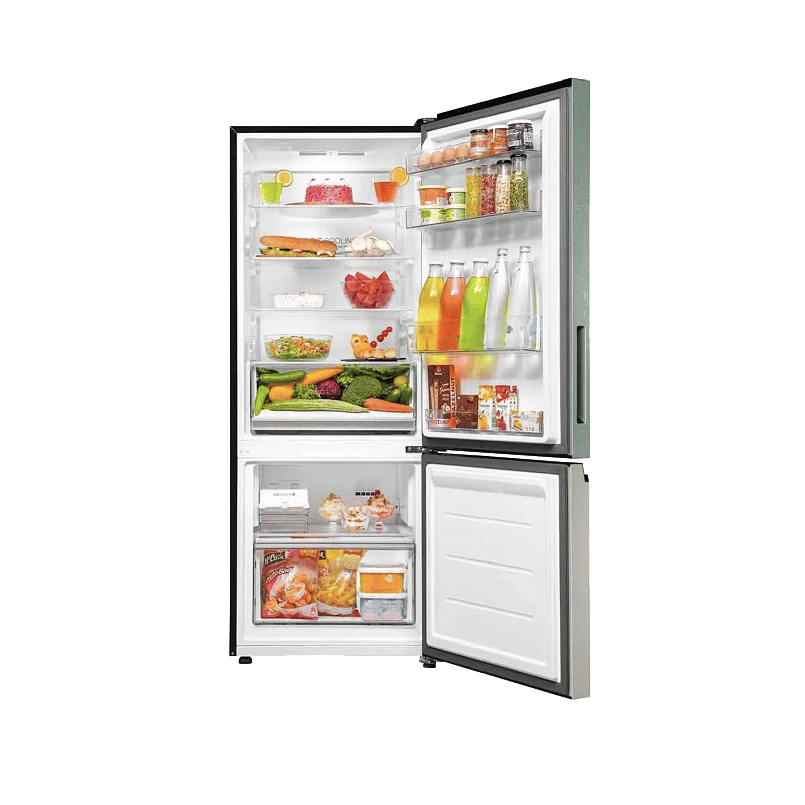 Haier 325 Litres 2 Star Frost Free Double Door Bottom Mount Convertible Refrigerator with Triple Inverter Technology (HRB-3752SGGA-P, Sage Green Glass) (2026 Model) Haier 325 Litres 2 Star Frost Free Double Door Bottom Mount Convertible Refrigerator with Triple Inverter Technology (HRB-3752SGGA-P, Sage Green Glass) (2026 Model)_8