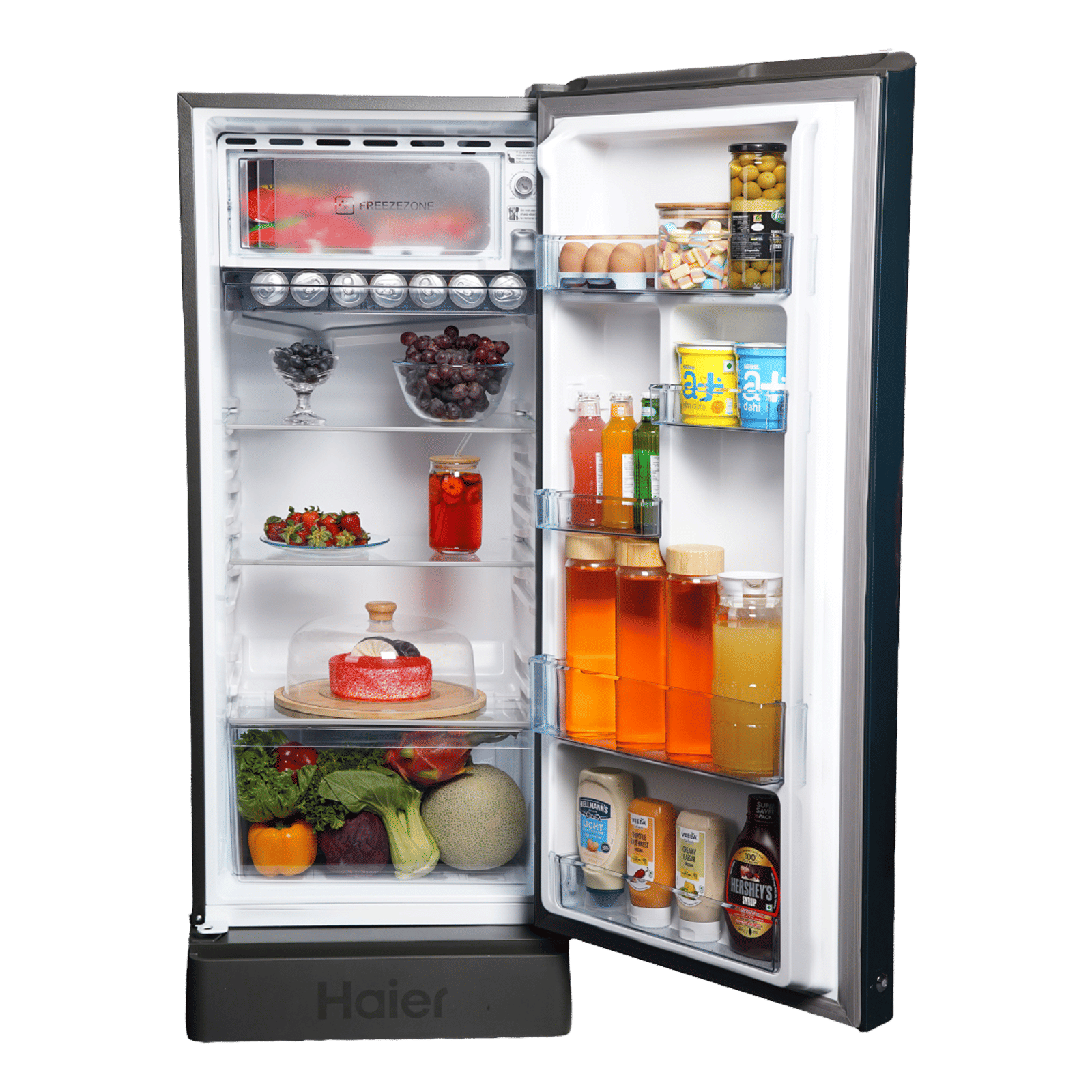 Haier 190 Litres 5 Star Direct Cool Single Door Refrigerator with Antibacterial Gasket (HRD-2115PGCA-N, Green Camellia) Haier 190 Litres 5 Star Direct Cool Single Door Refrigerator with Antibacterial Gasket (HRD-2115PGCA-N, Green Camellia)_6