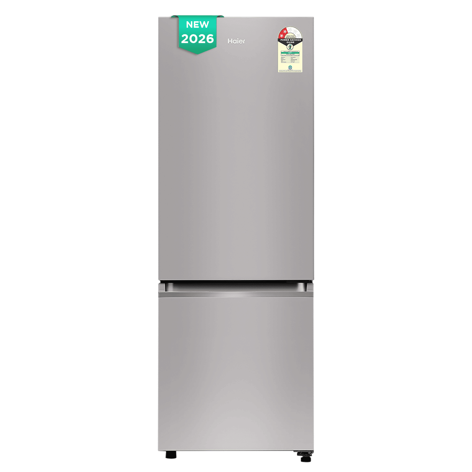Haier 237 Litres 2 Star Frost Free Double Door Bottom Mount Convertible Refrigerator with Faster Ice Making in 49 Minutes (HRB-2872IETSA-P, Titanium Steel) (2026 Model) Haier 237 Litres 2 Star Frost Free Double Door Bottom Mount Convertible Refrigerator with Faster Ice Making in 49 Minutes (HRB-2872IETSA-P, Titanium Steel) (2026 Model)_1