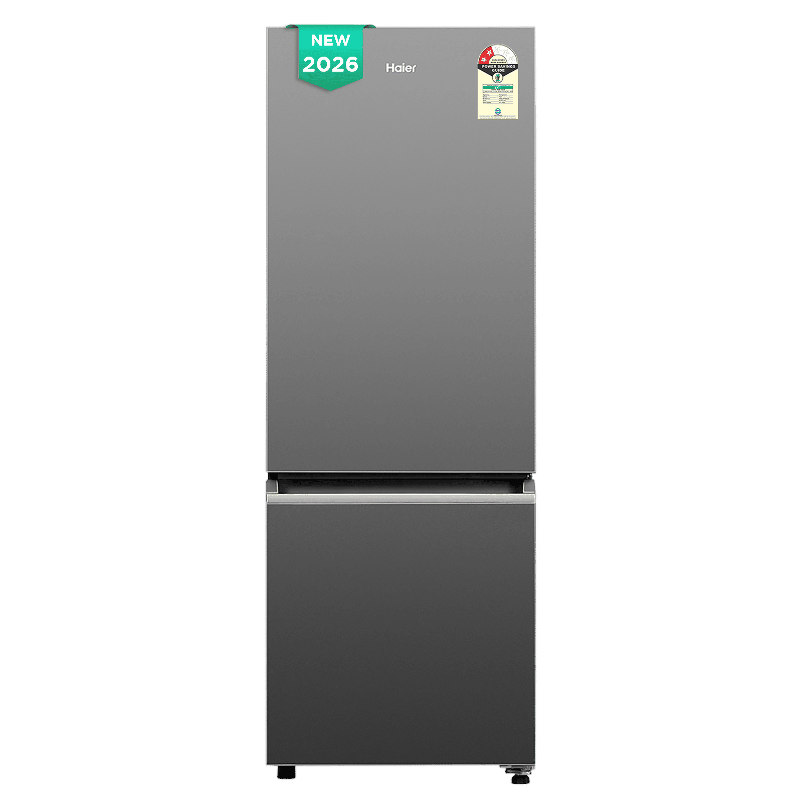 Haier 237 Litres 2 Star Frost Free Double Door Bottom Mount Convertible Refrigerator with Faster Ice Making in 49 Minutes (HRB-2872IEGBA-P, GE Black) (2026 Model) Haier 237 Litres 2 Star Frost Free Double Door Bottom Mount Convertible Refrigerator with Faster Ice Making in 49 Minutes (HRB-2872IEGBA-P, GE Black) (2026 Model)_1
