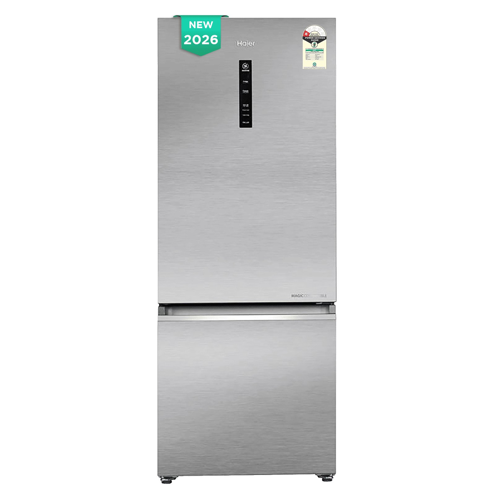 Haier 445 Litres 1 Star Frost Free Double Door Bottom Mount Convertible Refrigerator with Triple Inverter Technology (HRB-4951BISA-P, Inox Steel) (2026 Model)_1