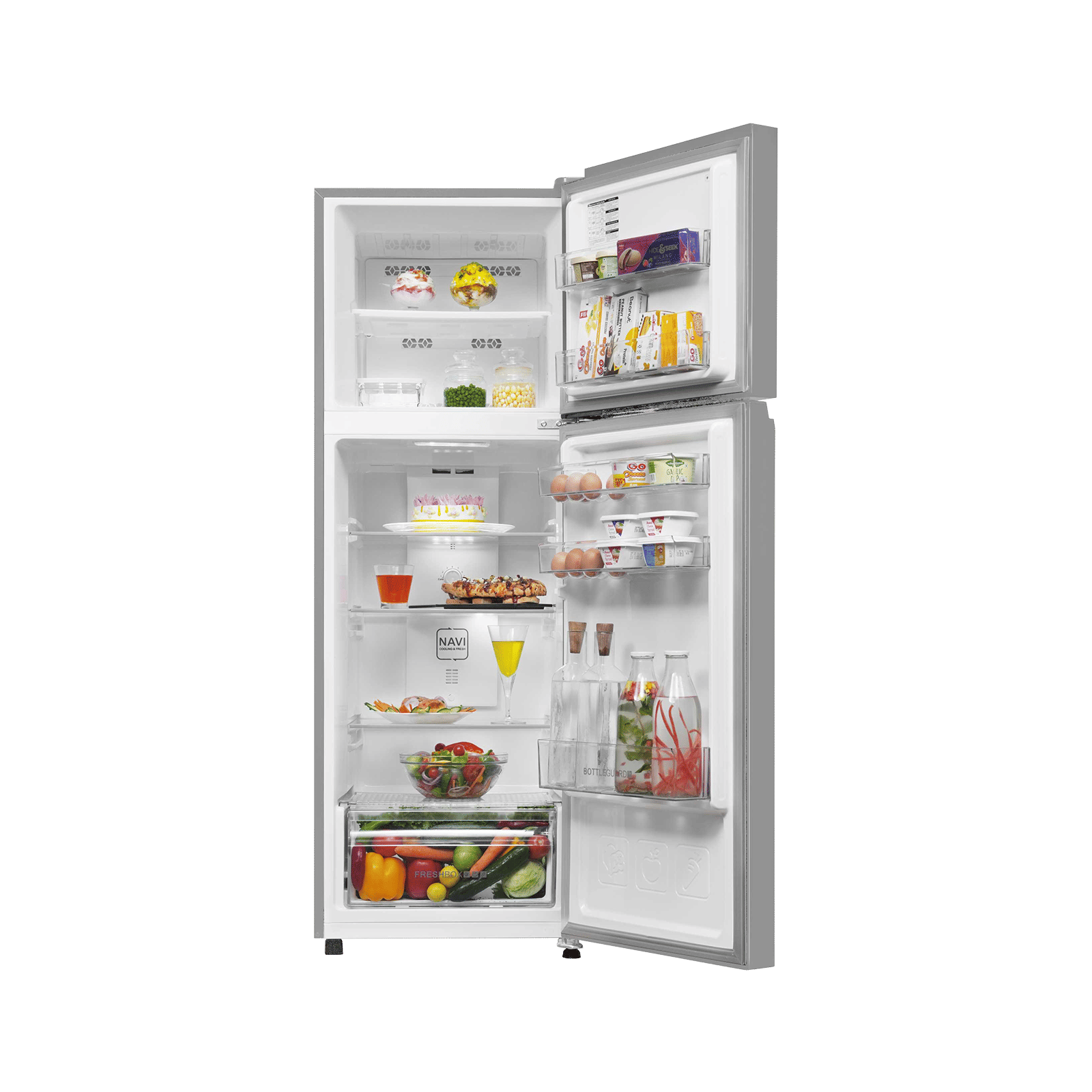 Haier 240 Litres 1 Star Frost Free Double Door Refrigerator with 200% Faster Ice Maker (HRF-2901EBSA-P, Brushline Silver) (2026 Model)_6