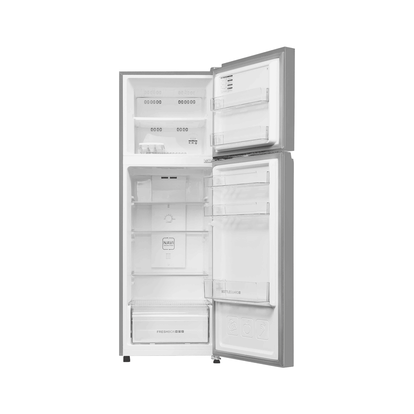 Haier 240 Litres 1 Star Frost Free Double Door Refrigerator with 200% Faster Ice Maker (HRF-2901EBSA-P, Brushline Silver) (2026 Model)_7
