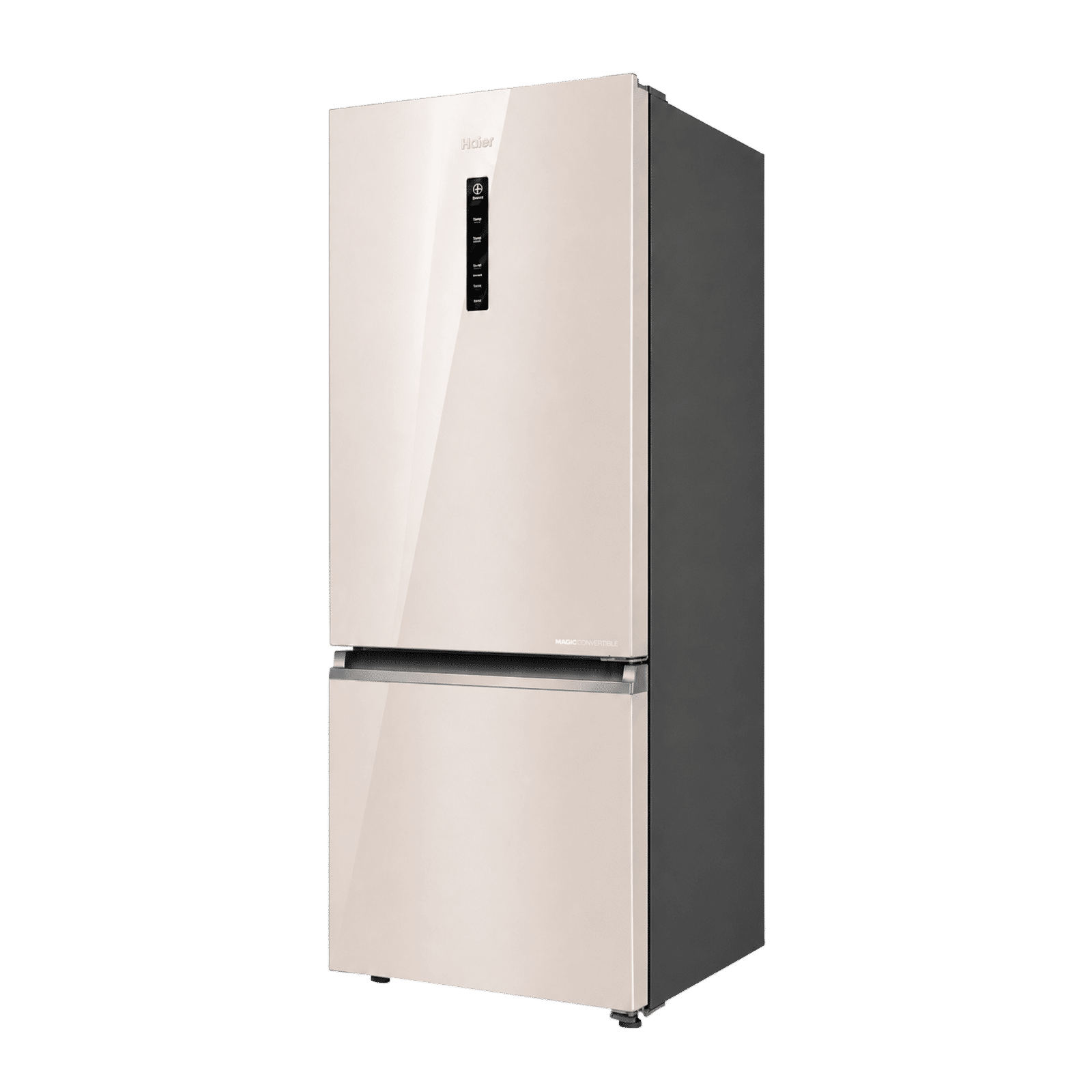 Haier 445 Litres 1 Star Frost Free Double Door Bottom Mount Convertible Refrigerator with Digital Display (HRB-4951PBGA-P, Beige Glass) Haier 445 Litres 1 Star Frost Free Double Door Bottom Mount Convertible Refrigerator with Digital Display (HRB-4951PBGA-P, Beige Glass)_4