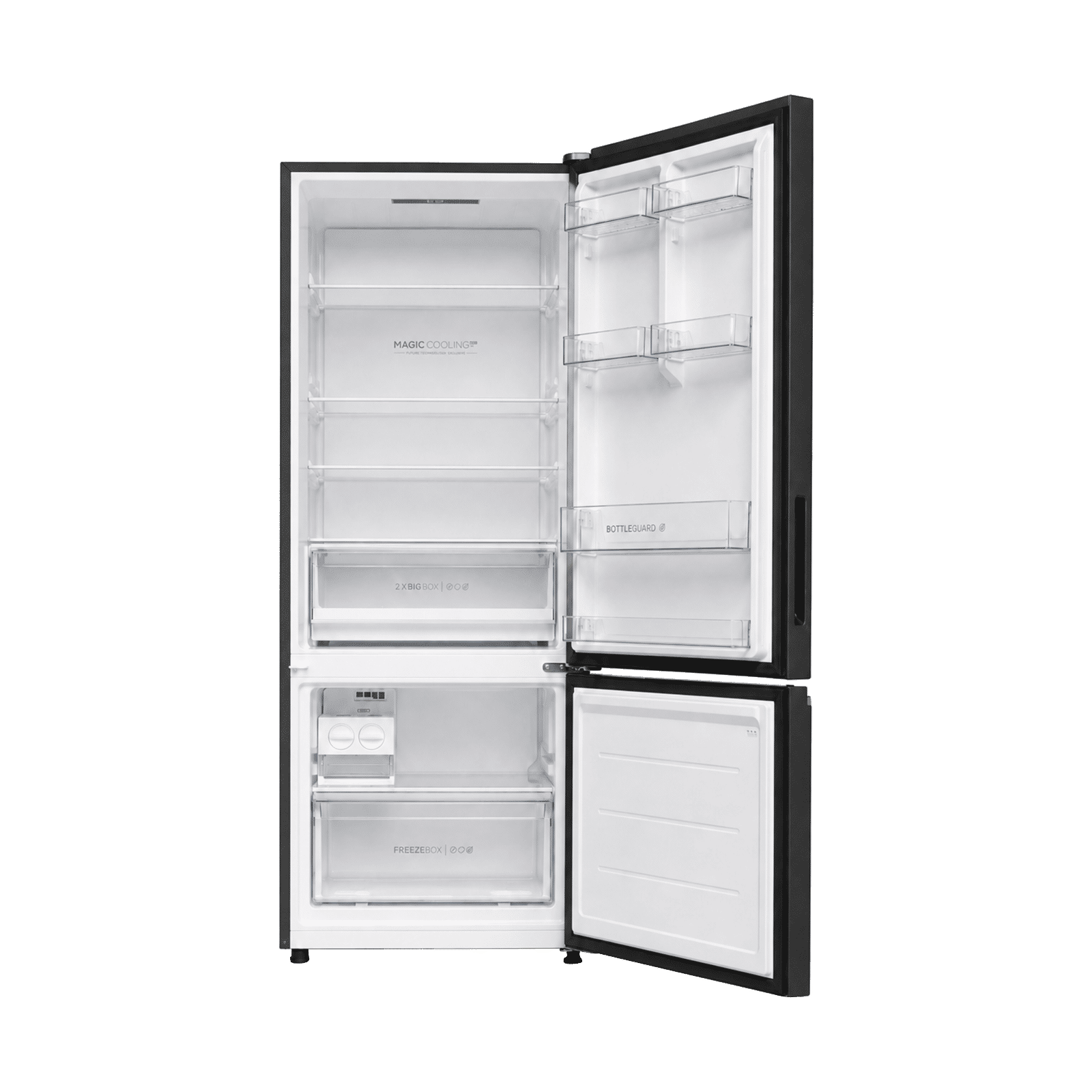 Haier 445 Litres 1 Star Frost Free Double Door Bottom Mount Convertible Refrigerator with Digital Display (HRB-4951PBGA-P, Beige Glass) Haier 445 Litres 1 Star Frost Free Double Door Bottom Mount Convertible Refrigerator with Digital Display (HRB-4951PBGA-P, Beige Glass)_5