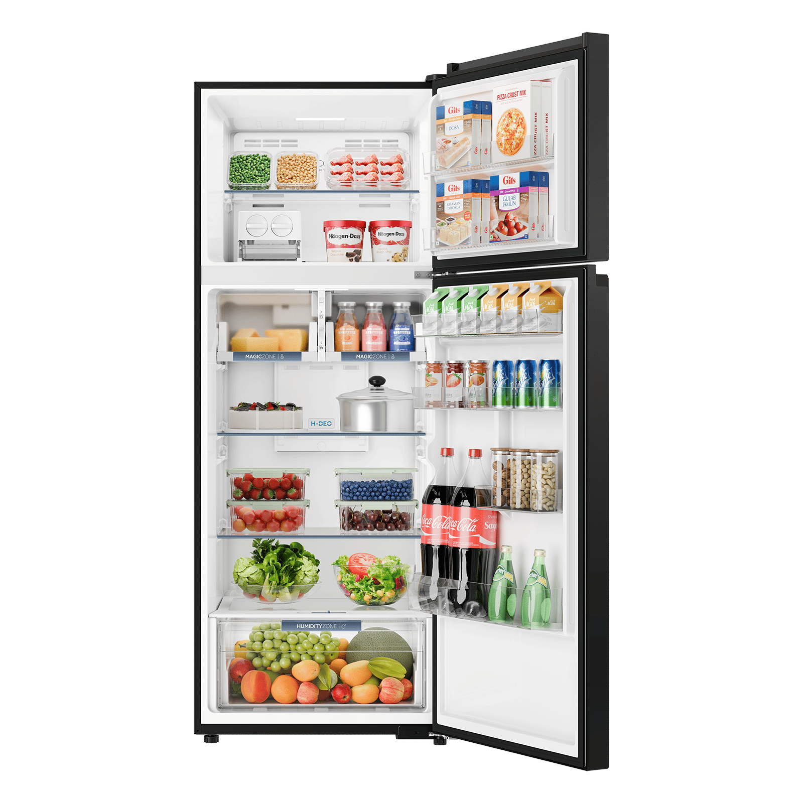 Haier 475 Litres 1 Star Frost Free Double Door Refrigerator with Solar Connectivity (HRF-5251PKGA-N, Black Glass) (2026 Model) Haier 475 Litres 1 Star Frost Free Double Door Refrigerator with Solar Connectivity (HRF-5251PKGA-N, Black Glass) (2026 Model)_8
