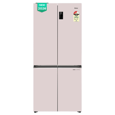 Haier Vogue Lumiere 520 Litres 3 Star Frost Free Side by Side Refrigerator with Digital Display Panel (HRB-600MP, Mauve Pink) (2026 Model)