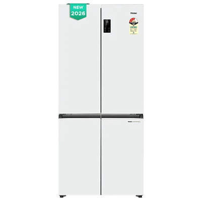 Haier Vogue Lumiere 520 Litres 3 Star Frost Free Side by Side Refrigerator with Digital Display Panel (HRB-600PW, Pearl White) (2026 Model)