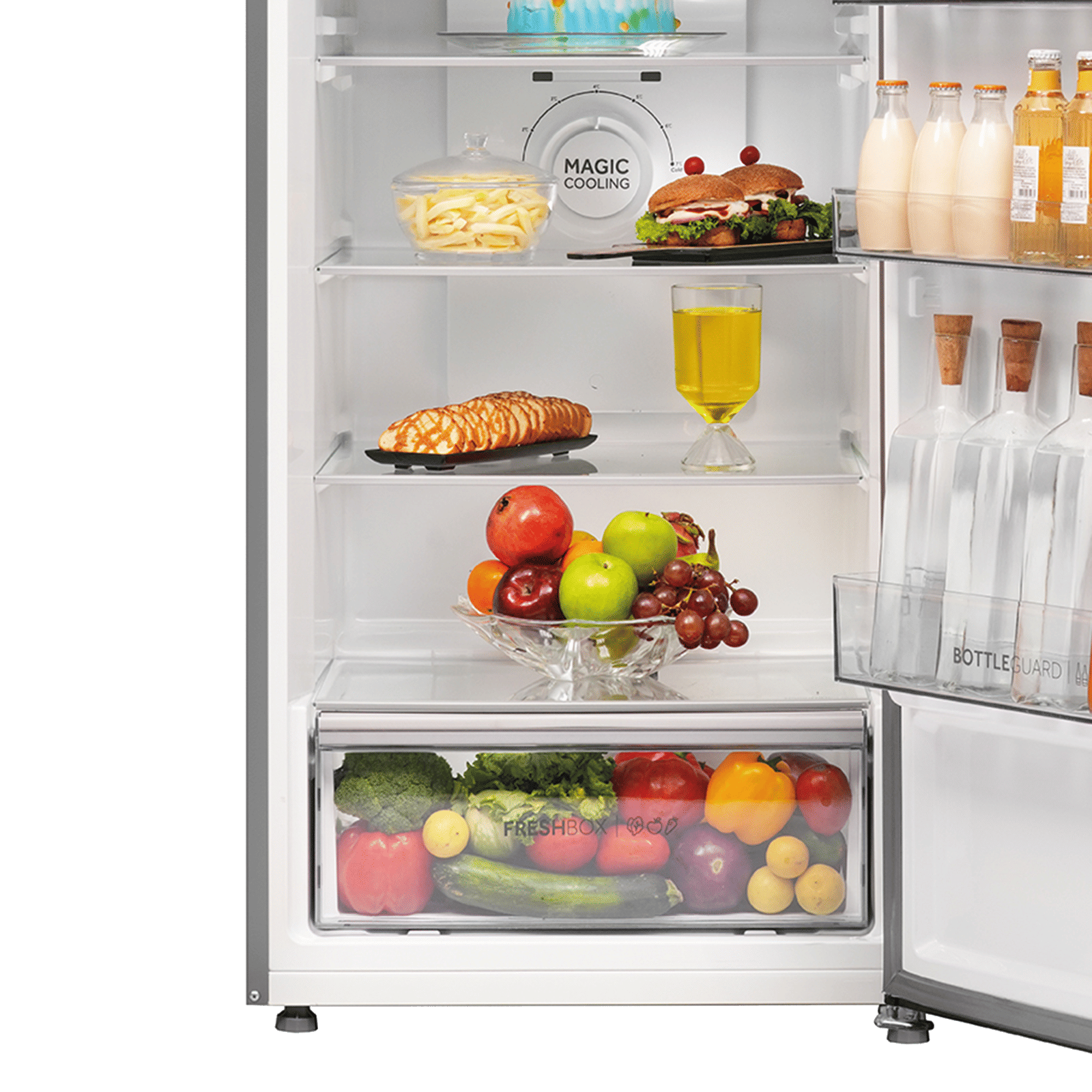 Haier 328 Litres 2 Star Frost Free Double Door Convertible Refrigerator with Triple Inverter Technology (HRF-3782BNSA-P, Nickel Steel) (2026 Model) (2026 Model) Haier 328 Litres 2 Star Frost Free Double Door Convertible Refrigerator with Triple Inverter Technology (HRF-3782BNSA-P, Nickel Steel) (2026 Model) (2026 Model)_10