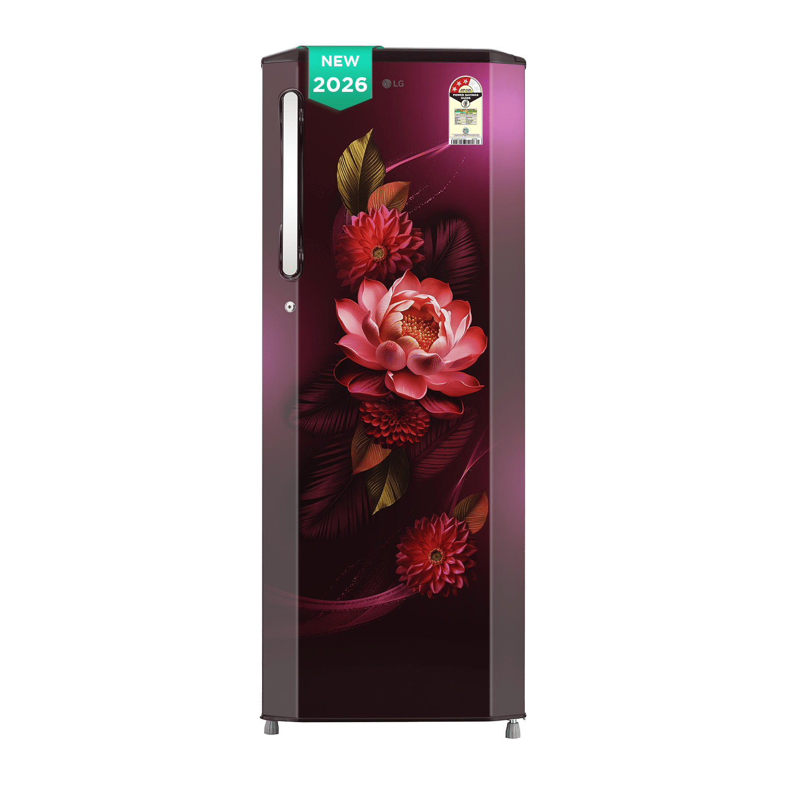 LG 261 Litres 3 Star Direct Cool Single Door Refrigerator with Auto Smart Connect (GLD2736YBRW, Red Water Lily) (2026 Model) LG 261 Litres 3 Star Direct Cool Single Door Refrigerator with Auto Smart Connect (GLD2736YBRW, Red Water Lily) (2026 Model)_1
