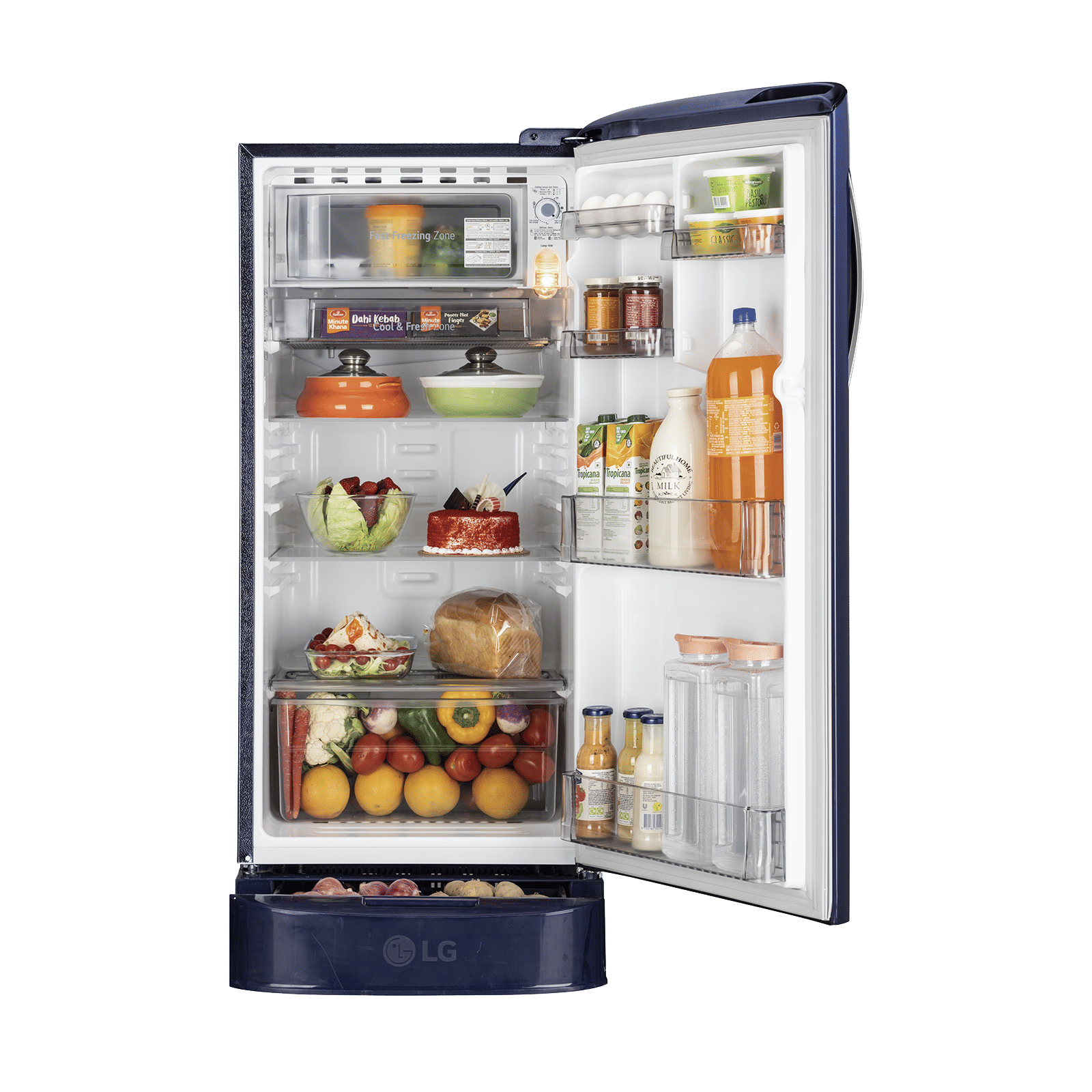 LG 19 185 Litres 3 Star Direct Cool Single Door Refrigerator with Anti Bacterial Gasket (GLD1936ZARG, Royal Glory) (2026 Model)_6