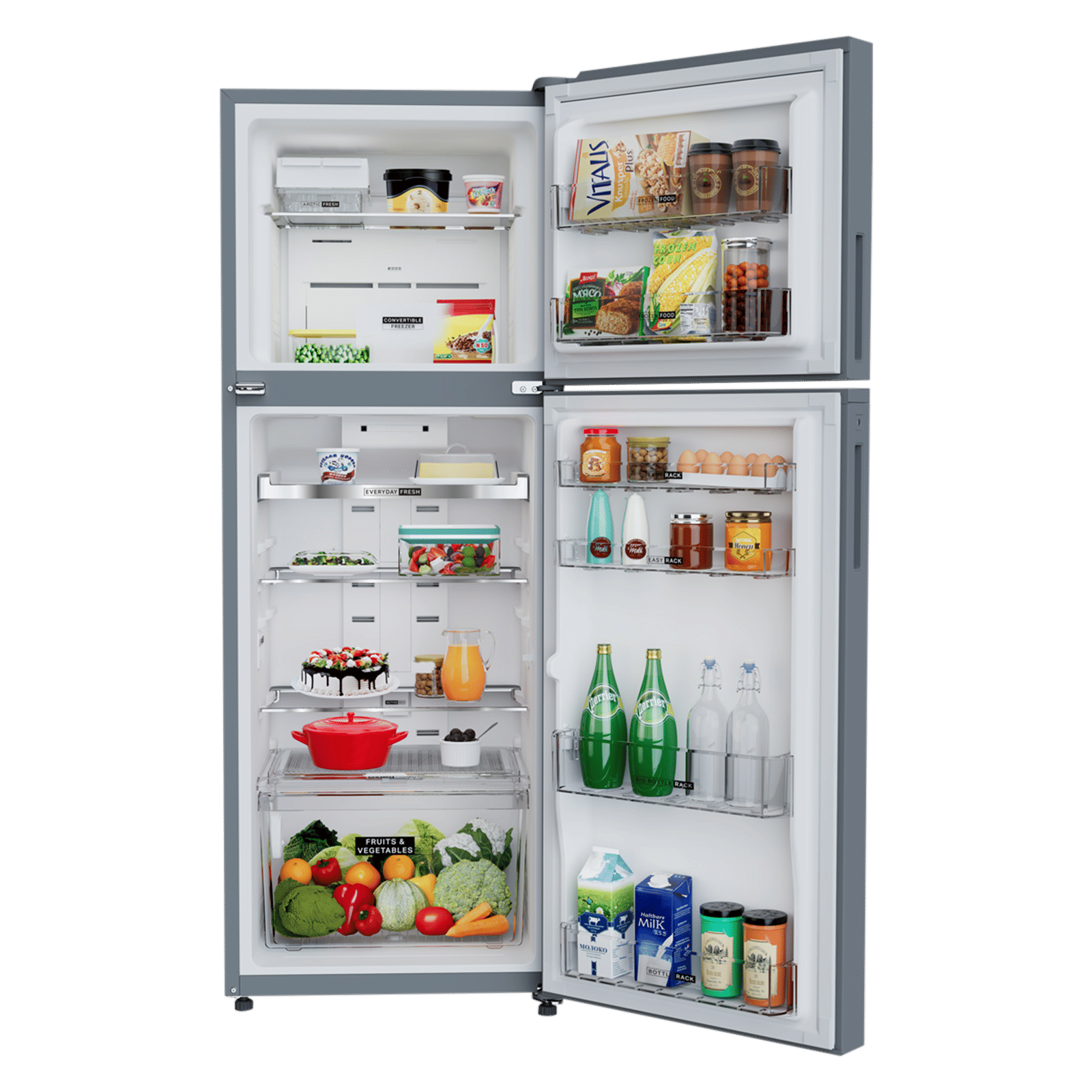 Whirlpool Intellifresh Pro 327 Litres 2 Star Frost Free Double Door Convertible Refrigerator with 6th Sense Deep Freeze Technology (22424, Silver) (2026 Model) Whirlpool Intellifresh Pro 327 Litres 2 Star Frost Free Double Door Convertible Refrigerator with 6th Sense Deep Freeze Technology (22424, Silver) (2026 Model)_7
