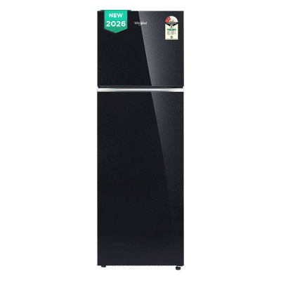 Whirpool Intellifresh 259 Litres 2 Star Frost Free Double Door Refrigerator with Microblock Technology (22384, Black) (2026 Model)