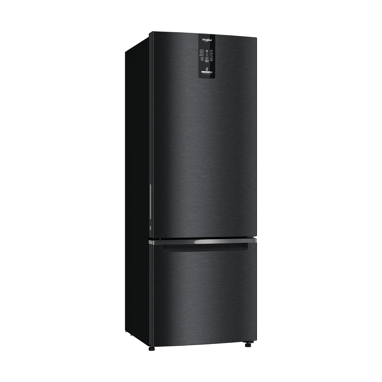 Whirlpool Intellifresh Pro 312 Litres 2 Star Frost Free Double Door Bottom Mount Convertible Refrigerator with 6th Sense Adaptive Intelligence Technology (22403, Black)_4